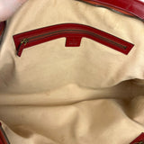 Gucci Re(Belle) Red Leather Top Handle Bag