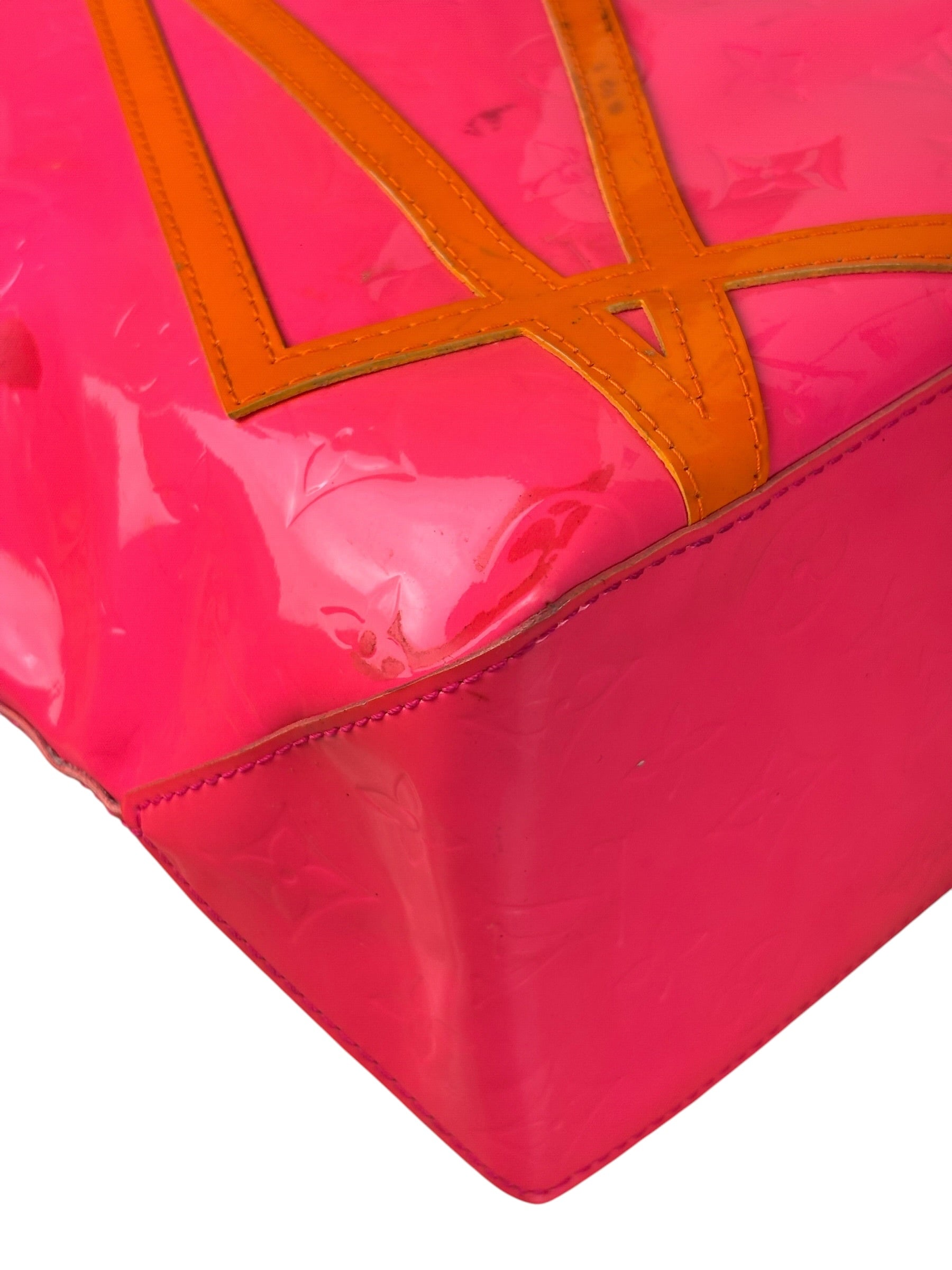 Louis Vuitton x Robert Wilson Fluo Pink Reade Vernis Tote