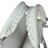 Balenciaga White Croc Embossed S Neo City Bag