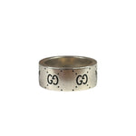 Gucci x Adidas GG Engraved Wide Ring