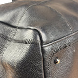 Chanel Black Chocolate Bar Bowling Hand Bag - 2003