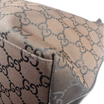 Gucci GG Monogram Brown Nylon Hobo Bag