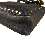 Valentino Navy RockStud Messenger Bag