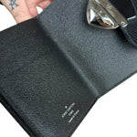 Louis Vuitton Black Epi Joey Trifold Wallet