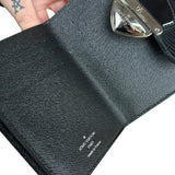 Louis Vuitton Black Epi Joey Trifold Wallet