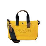 Coach Mustard Yellow Tote 20 In Colorblock Two-Way Bag