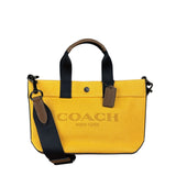 Coach Mustard Yellow Tote 20 In Colorblock Two-Way Bag