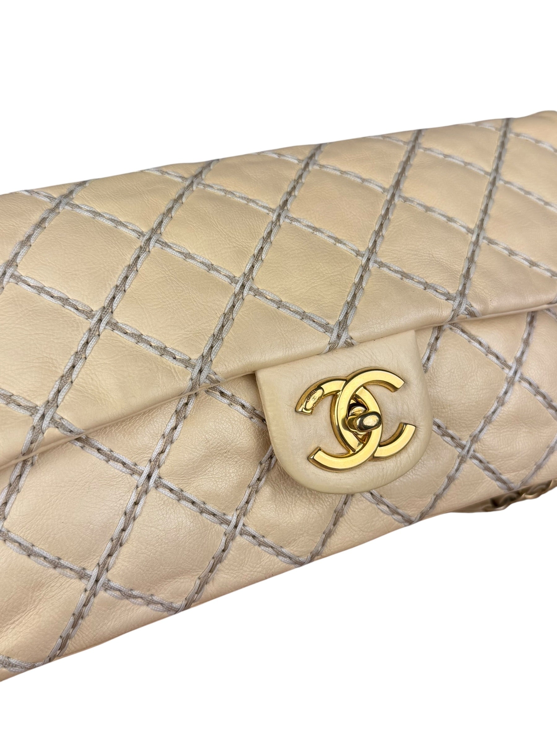 Chanel Beige Ultimate Stitch Flap 2014
