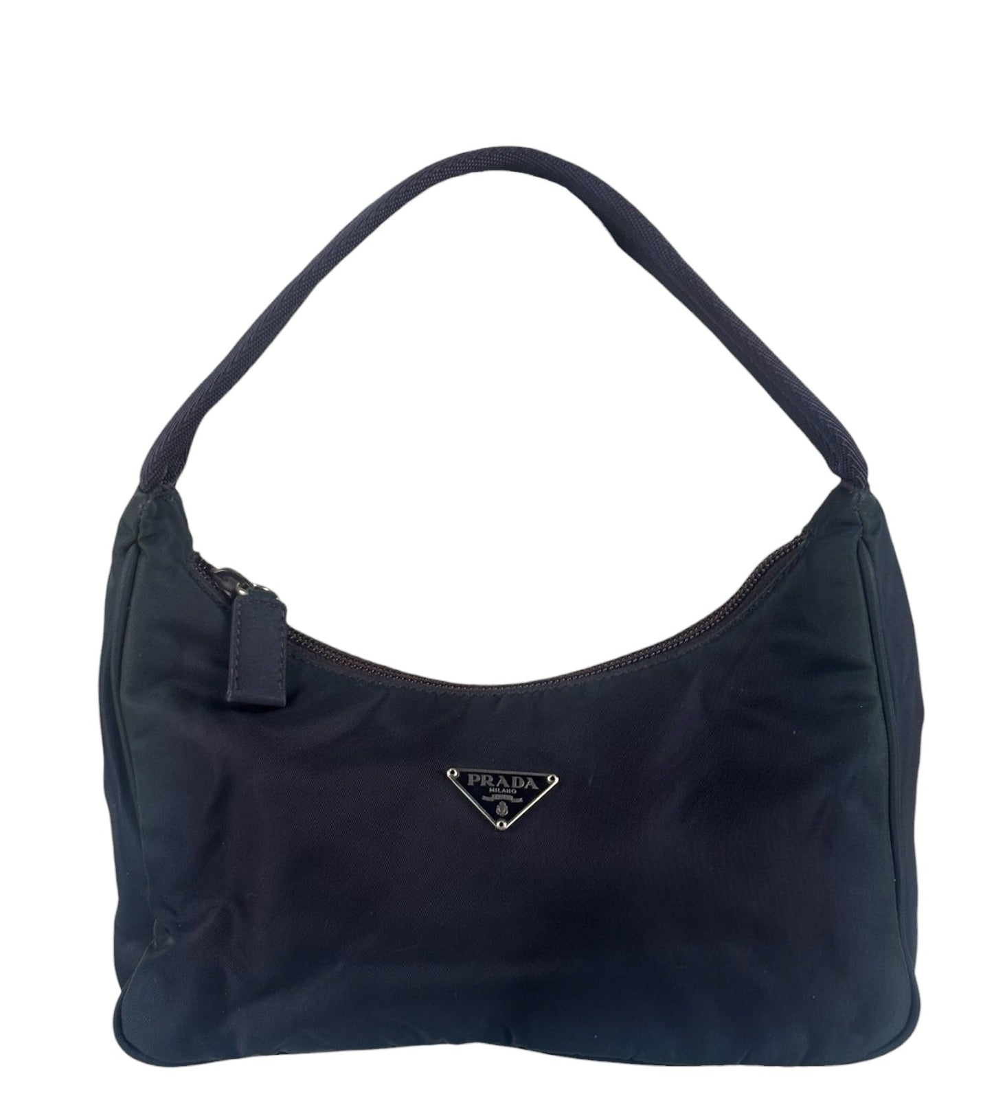 Prada Vintage Nylon Navy/Purple Pochette