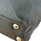Prada Black Tessuto Nylon Leather Trim Hand Bag
