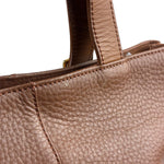 Burberry Vintage Tan Brown Leather Chestnut Shoulder Bag