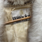 Motomachi Yamaoka Leather Trim Fox Fur Coat