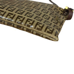 Fendi Vintage PVC Coated FF Shoulder Pochette