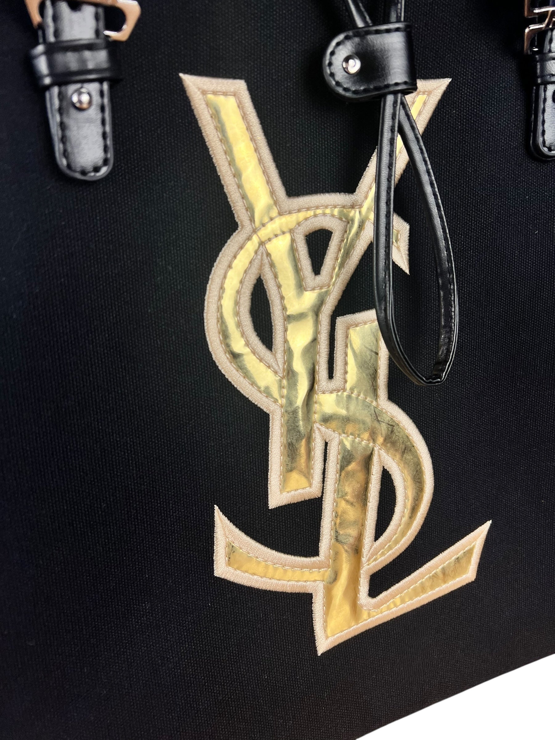 Saint Laurent Beauty Canvas Shoulder Tote