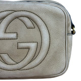 Gucci Brown Suede Soho Disco Crossbody Beige