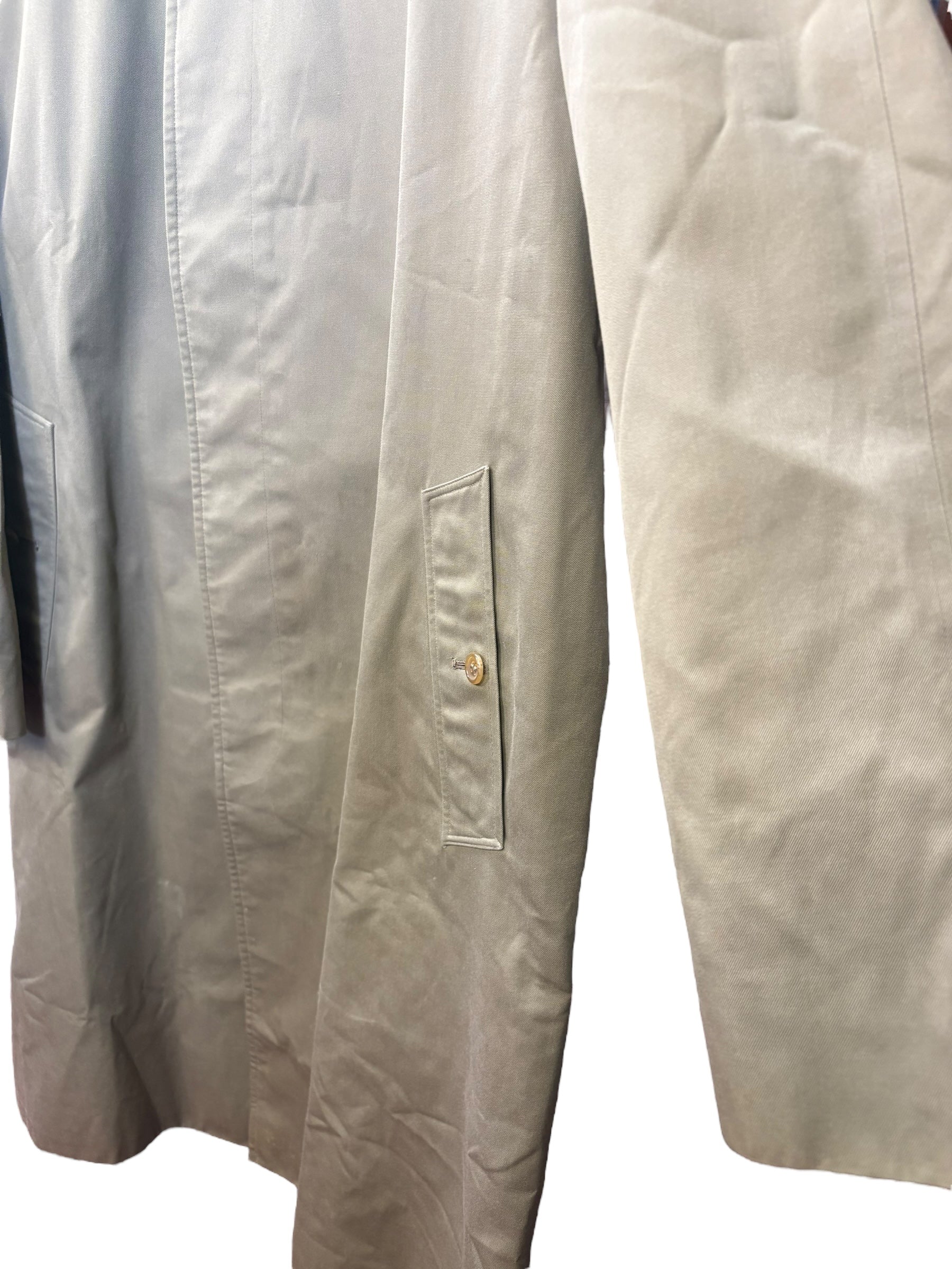 Burberry Vintage Dark Khaki Trench Coat