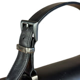 Prada Vintage Black Leather Top Handle Bag