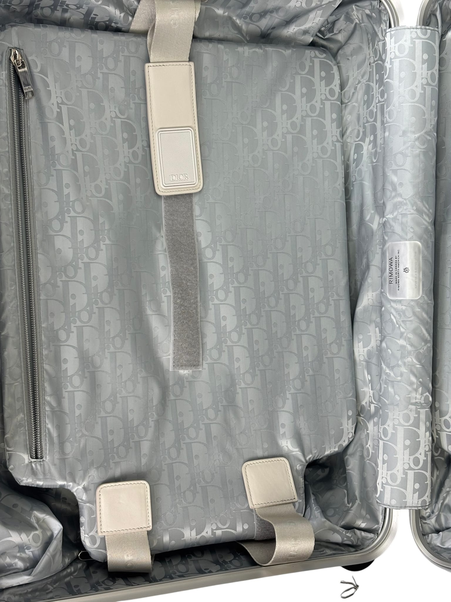 Christian Dior Blue/Silver Trotter Rimowa Suitcase
