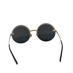Versace Black MOD.2176 Circular Sunglasses