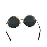 Versace Black MOD.2176 Circular Sunglasses