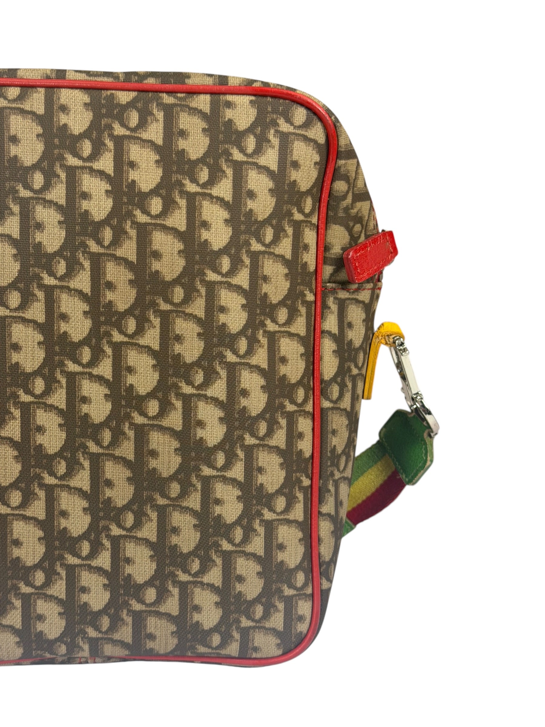 Christian Dior Brown Rasta Totter No.2 Messenger Bag