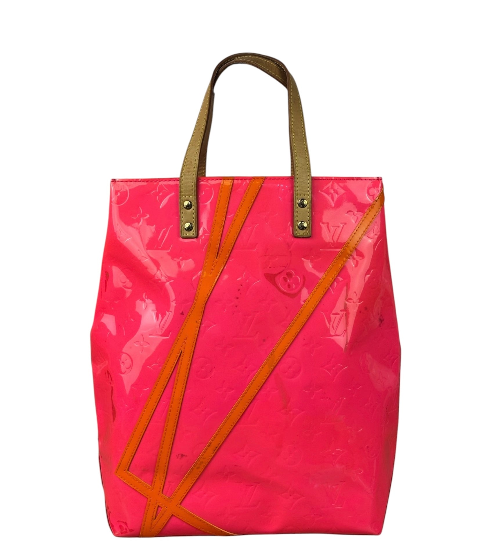 Louis Vuitton x Robert Wilson Fluo Pink Reade Vernis Tote