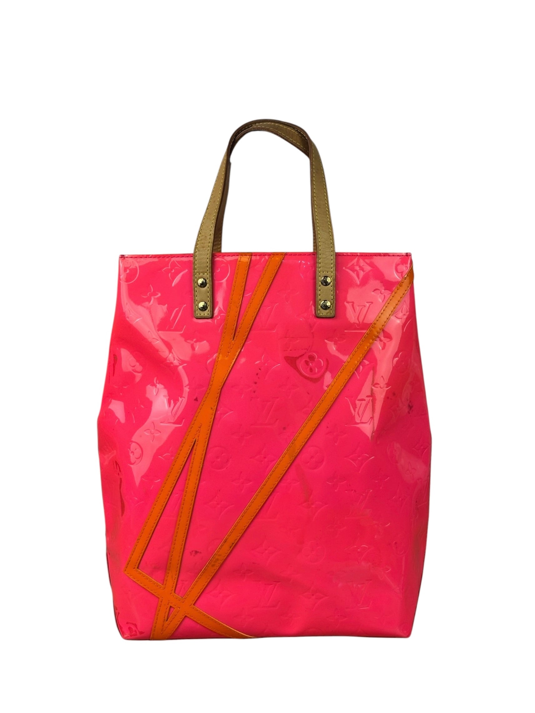 Louis Vuitton x Robert Wilson Fluo Pink Reade Vernis Tote