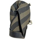 Fendi Vintage Pequin Stripped Sling Bag