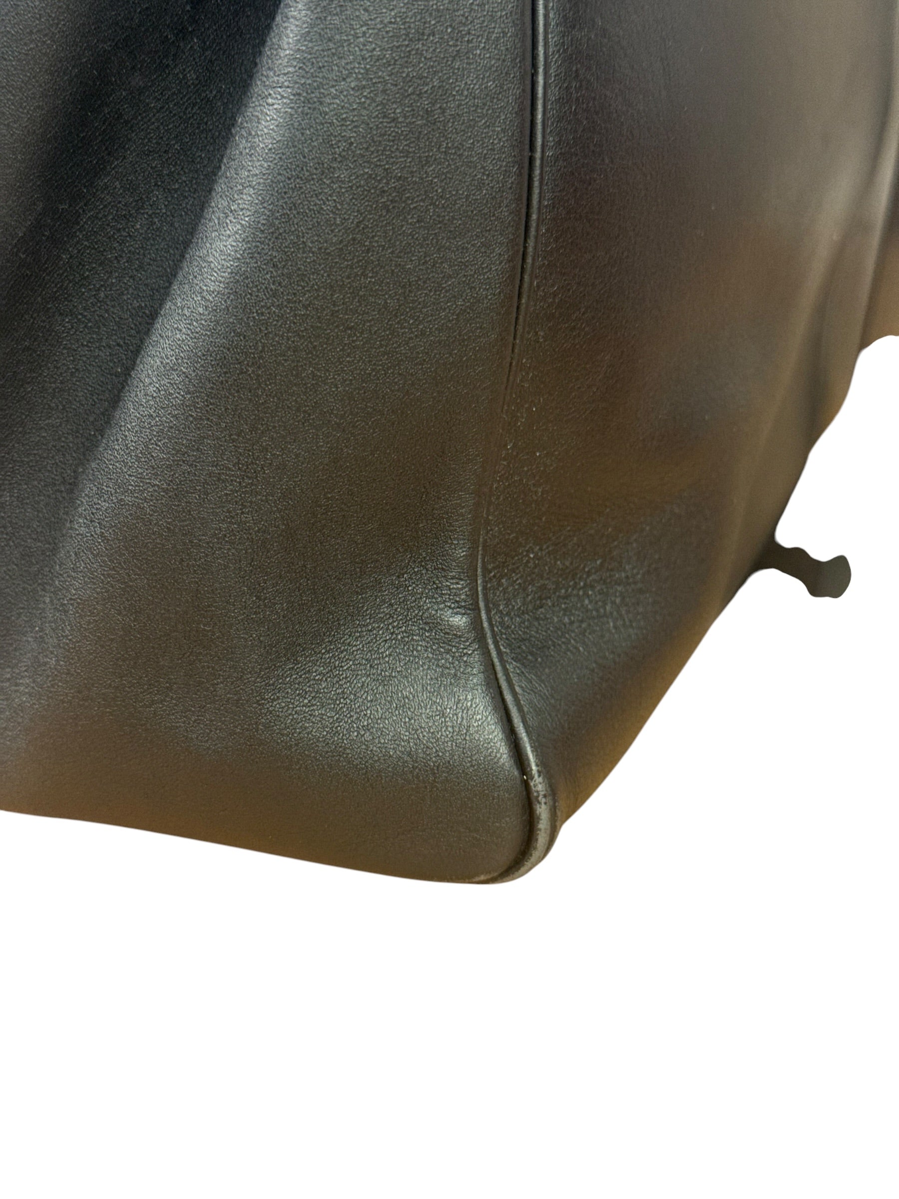Balenciaga Large Rodeo Leather 2Way Handbag Black
