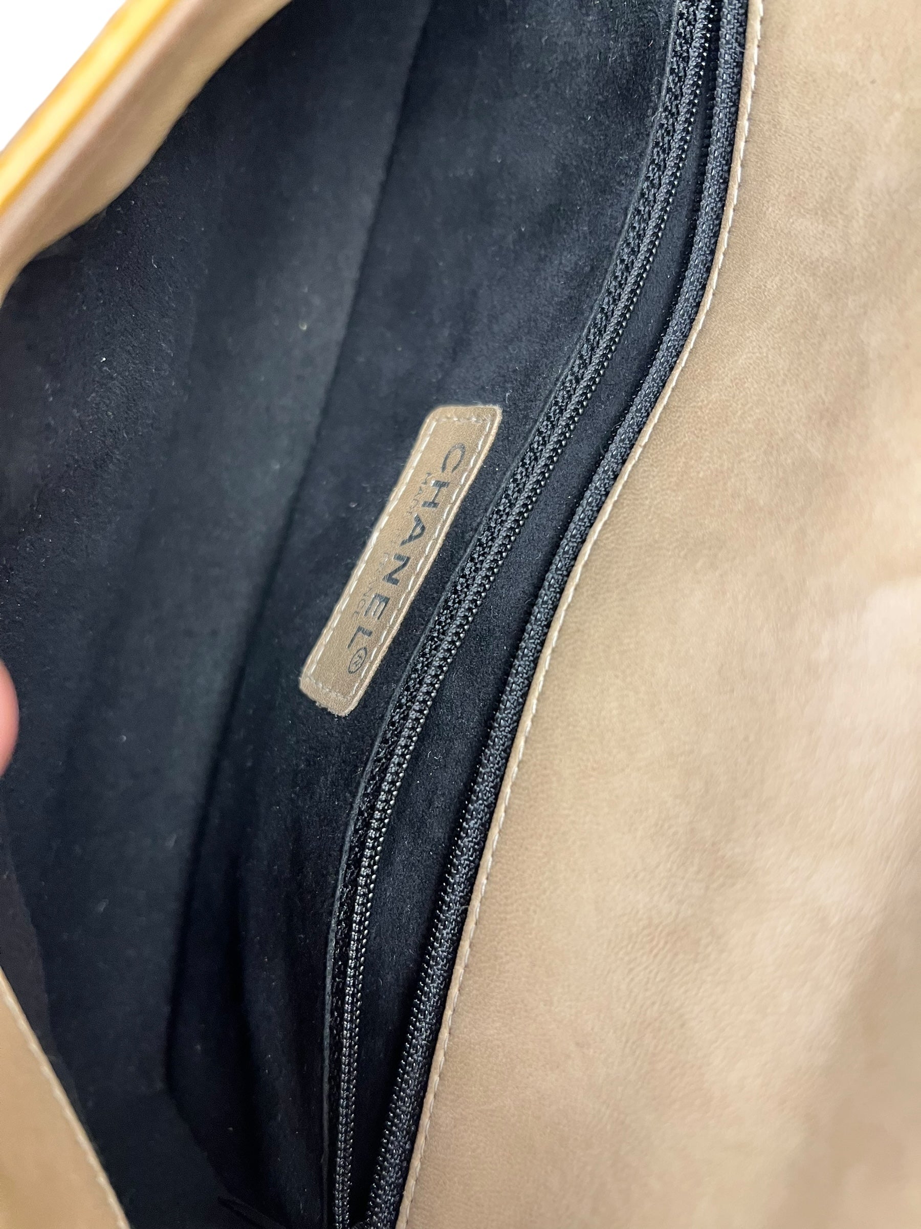 Chanel Vintage East West Patent Flap Bag