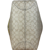 Coach Leather Signature Canvas Reversible City Tote Bag