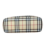 Burberry Bicolor Canvas House Check Tote Bag