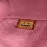 Chanel Pink Quilted Jersey Classic Flap Bag 1997