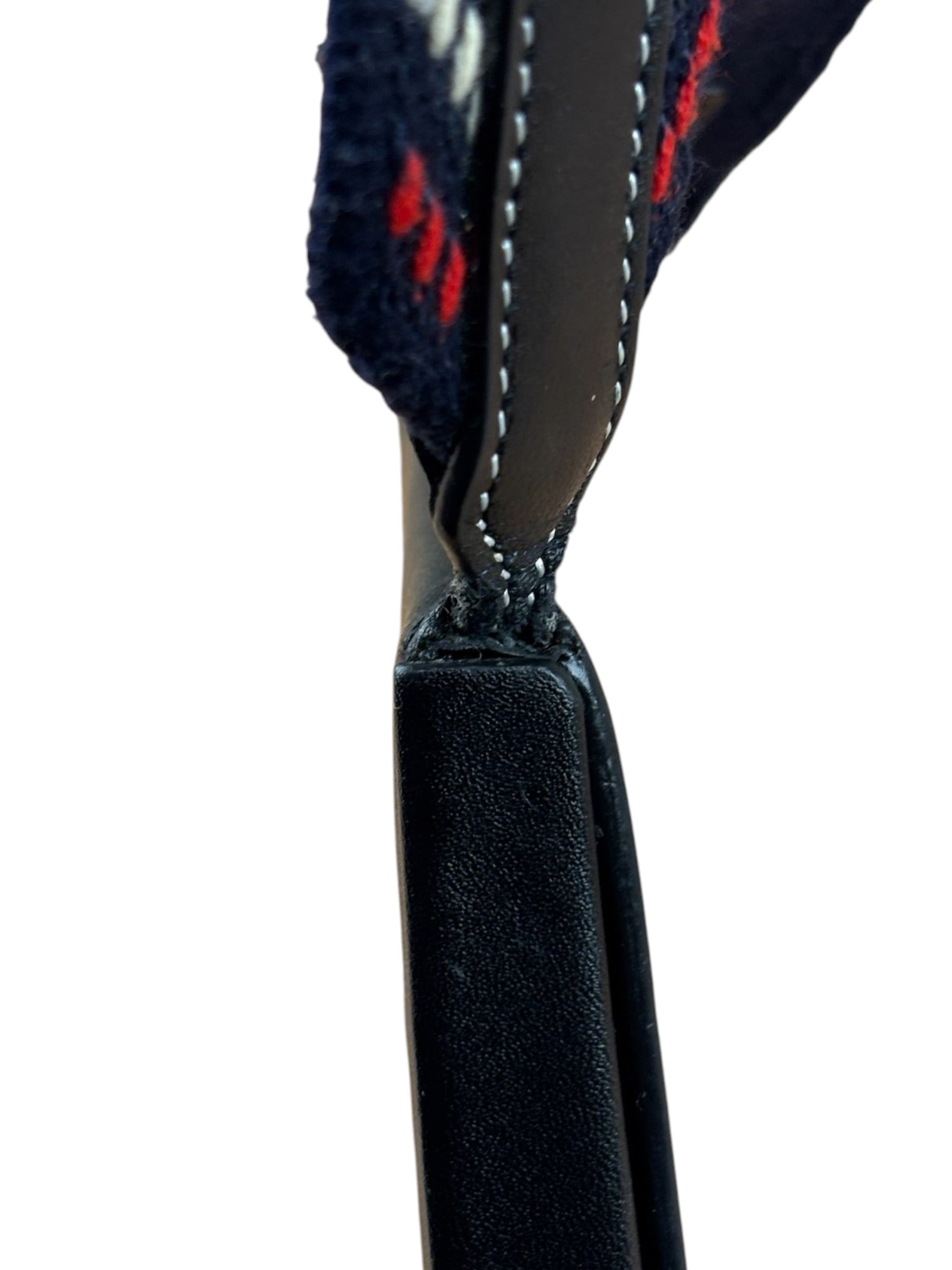 Loewe Anagram Black Leather Heel Crossbody Pochette