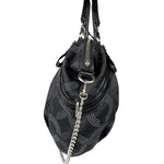 Coach Vinatge Madison Dotted Op Art Sophia Satchel Two-Way Bag