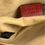 Gucci Black Matalassè Leather Marmont Belt Bag
