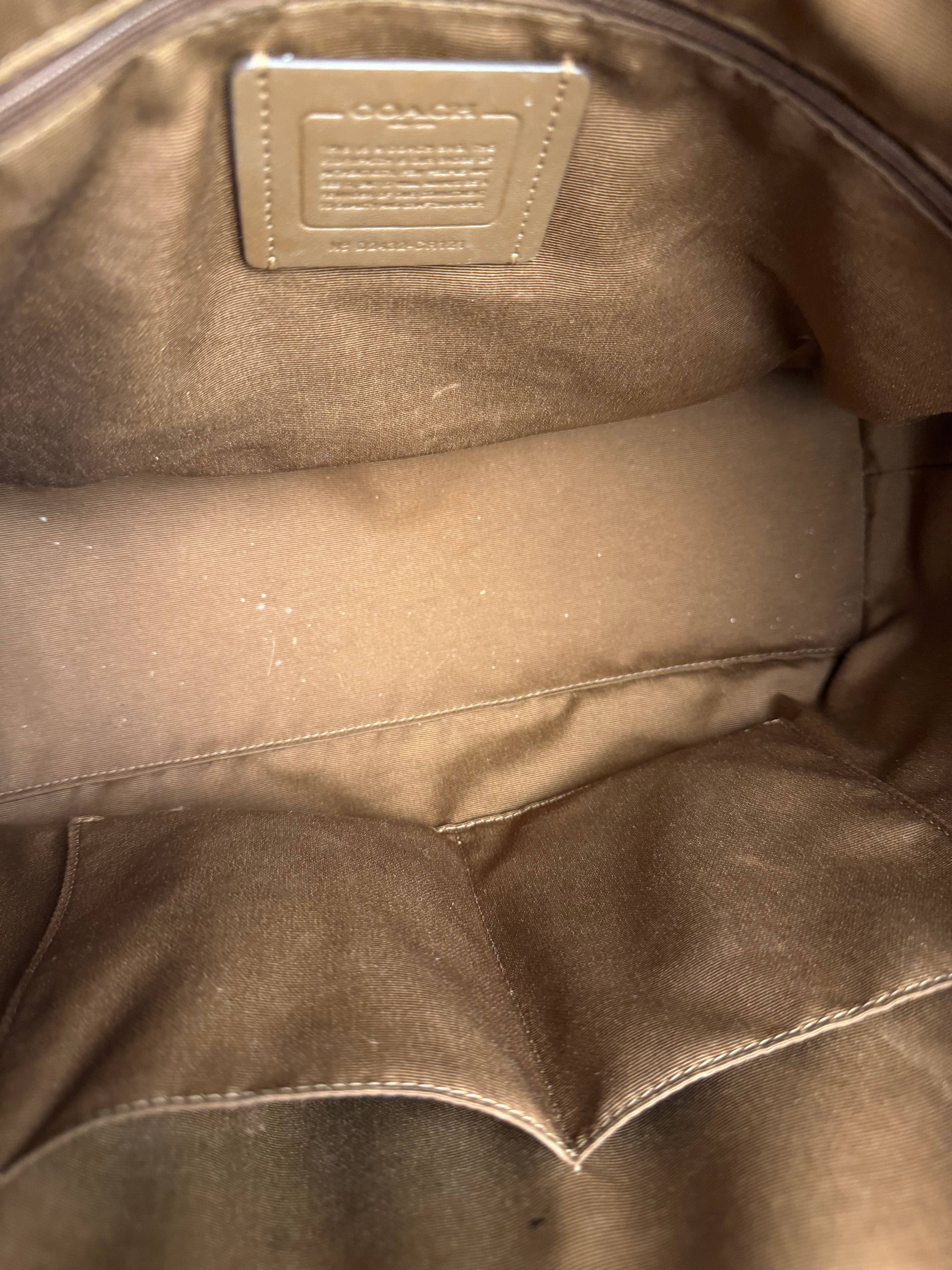 Coach Signature Canvas Gallery Tote