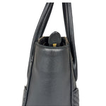 Miu Miu Black Leather Nappa Biker Tote Bag