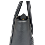 Miu Miu Black Leather Nappa Biker Tote Bag