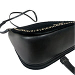 Miu Miu Dahlia Studded Black Velour Two-way Bag