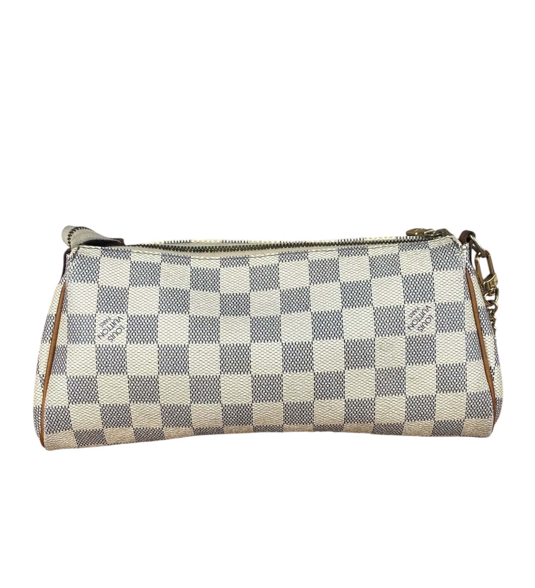 Louis Vuitton Damier Azur Eva Clutch Shoulder Bag
