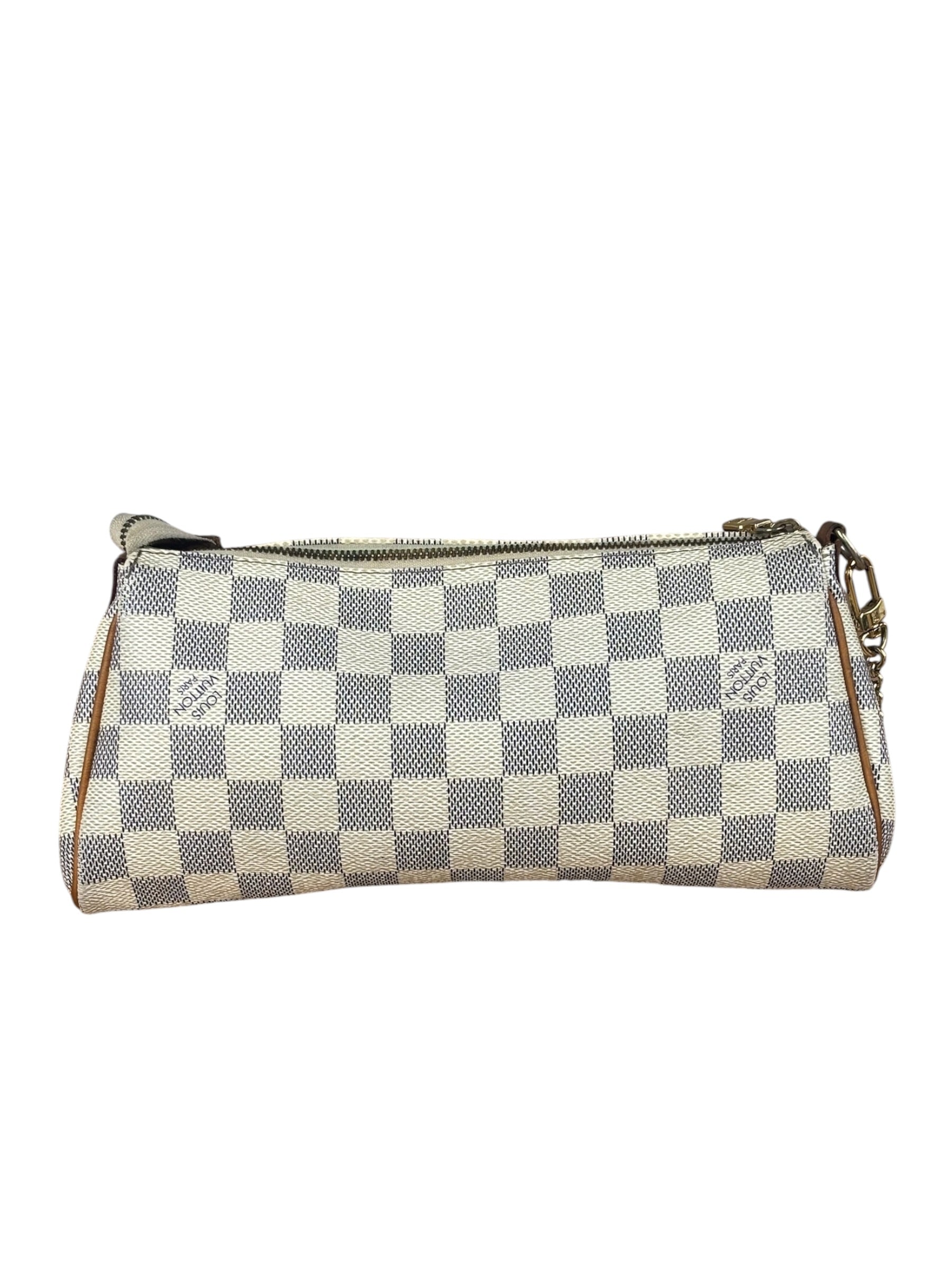 Louis Vuitton Damier Azur Eva Clutch Shoulder Bag