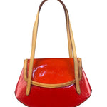 Louis Vuitton Red Monogram Vernis Biscayne Bay PM Handbag