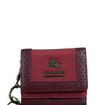 Burberry Blue Label Red Suede/ Leather Wallet
