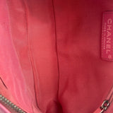 Chanel Pink Chevron Leather Promenade Chain Shoulder Bag 2018
