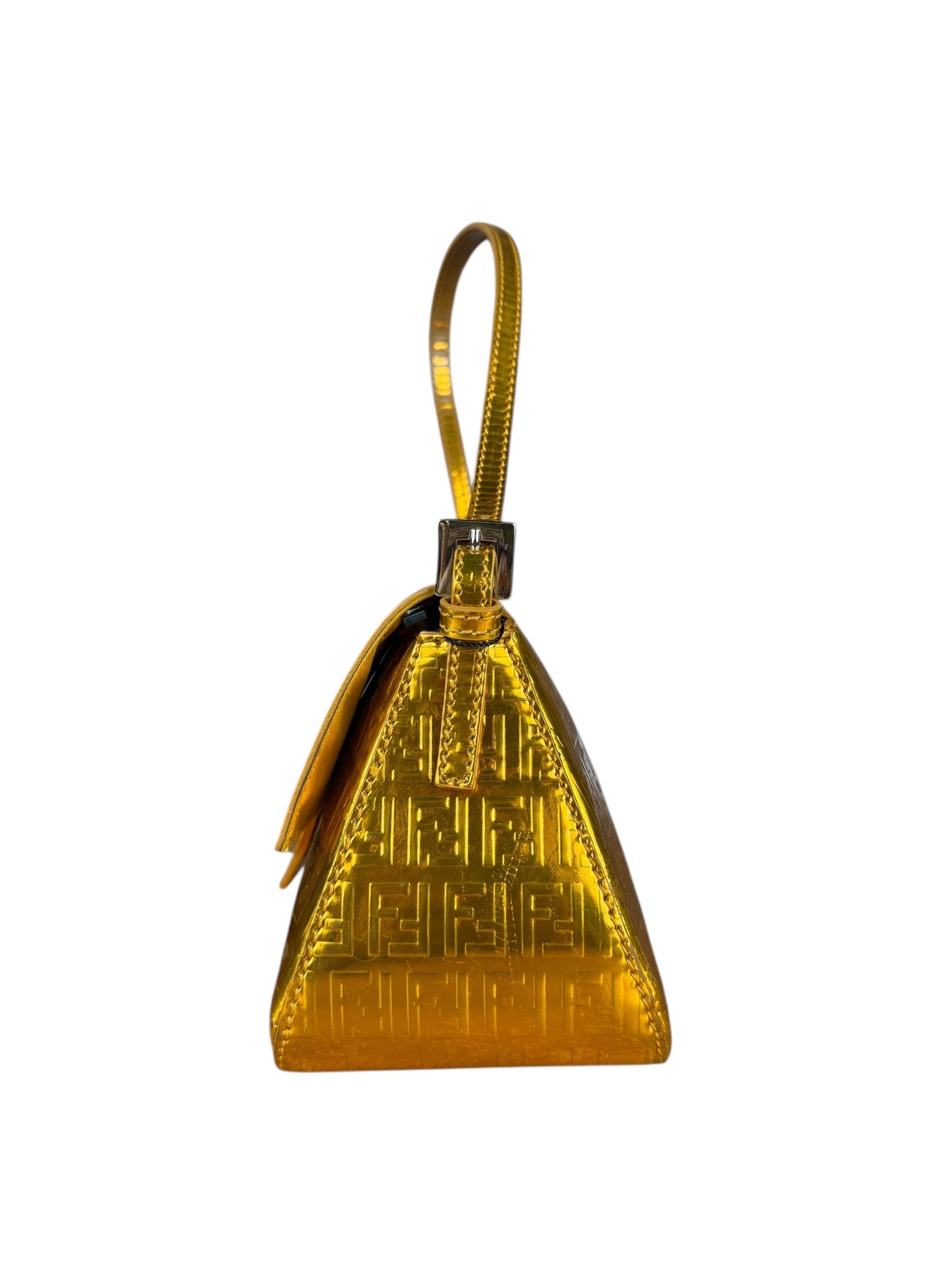 Fendi Metallic FF Mini Mamma Baguette