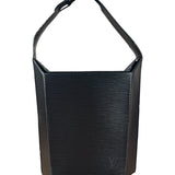 Yves Saint Laurent Black Epi Sac Seau Shoulder Bag