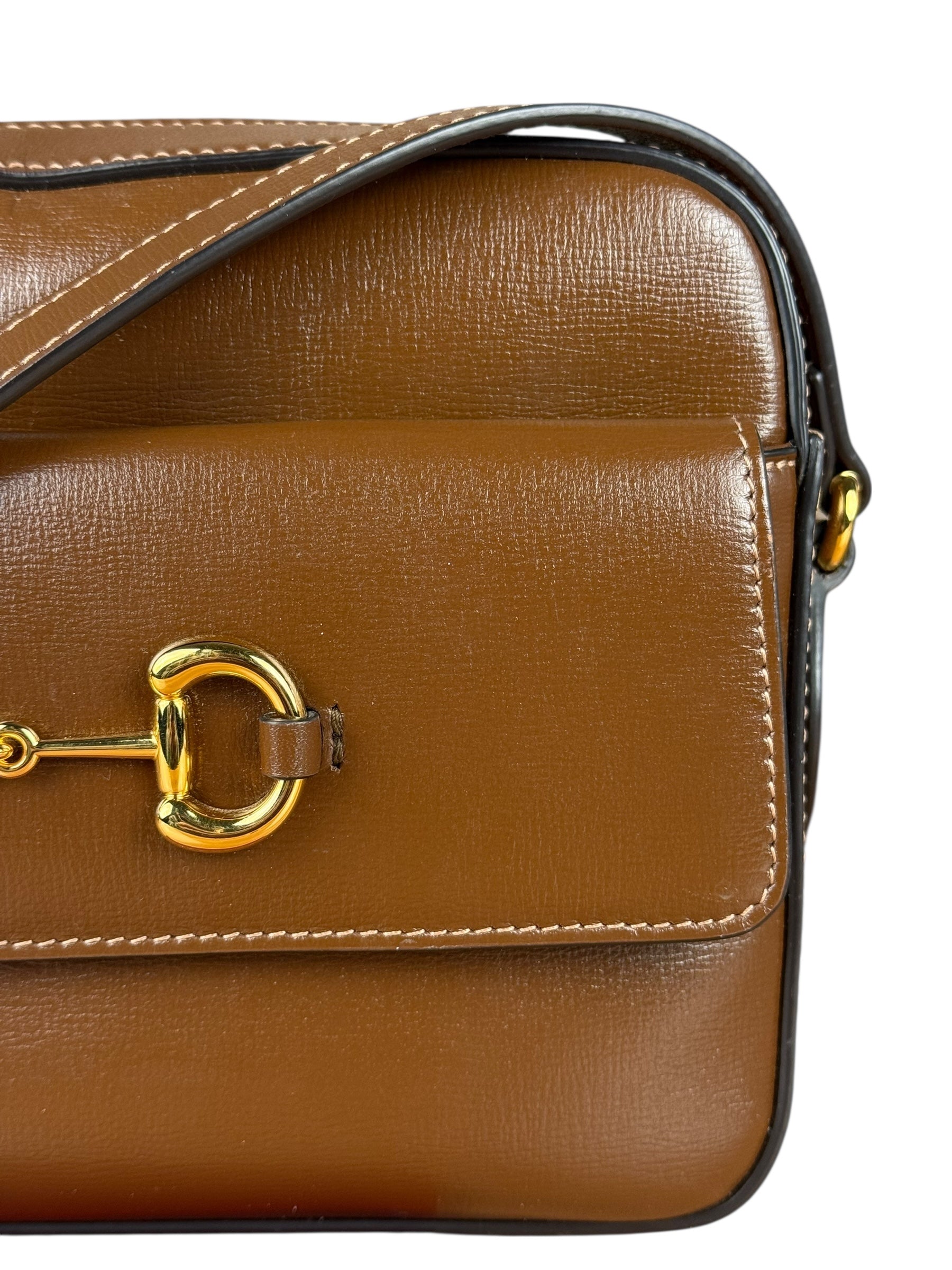 Gucci 1955 Horsebit Camera Bag Brown