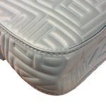 Fendi Blue Embossed Leather FF Baguette