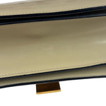 Celine Light Beige Patent Leather Classic Box Shoulder Bag